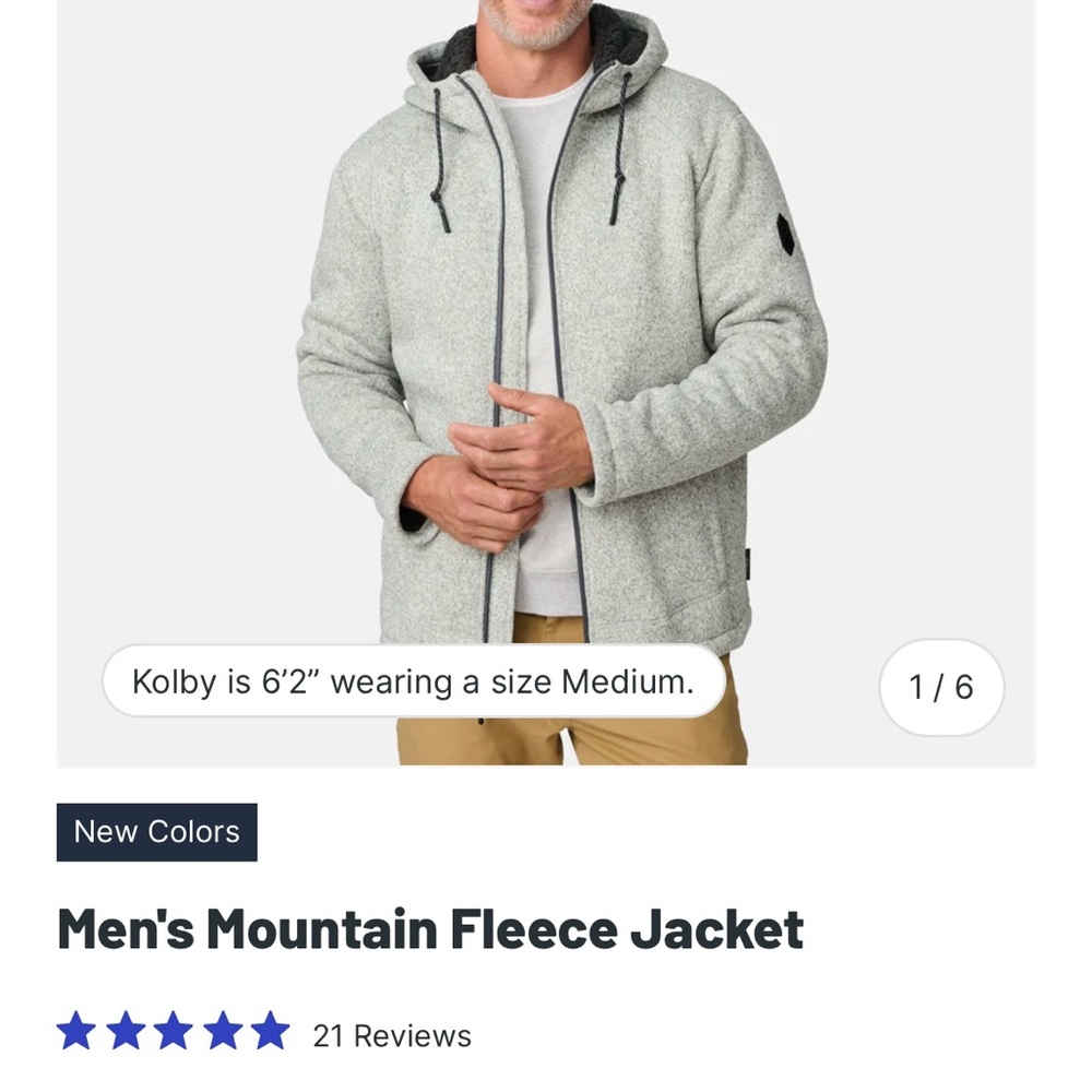 Free Country Sherpa Jacket